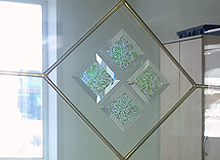 Раскладка золото 8 мм и фацетные элементы