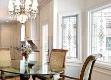 Фацетные витражи с протяжкой серебро